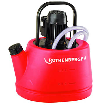 насос для промывки котла от накипи Rothenberger Rocal